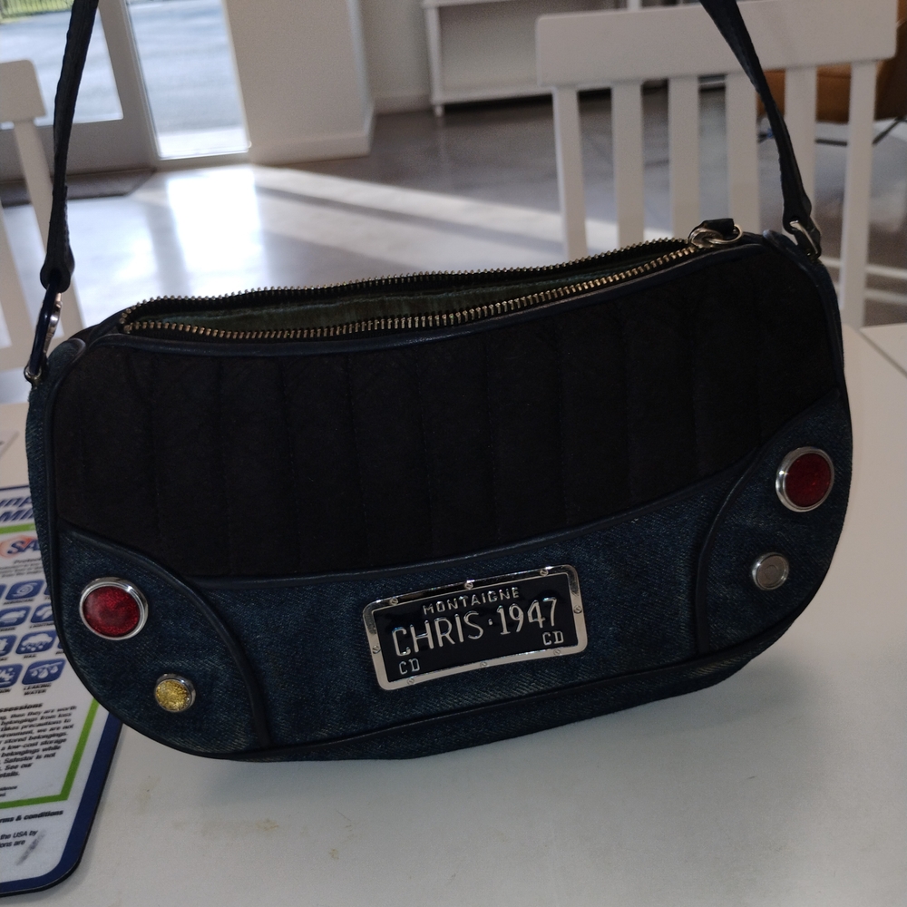 Stylish Black and Blue Women's Bag